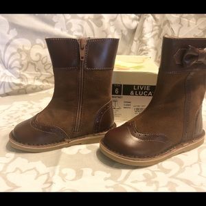 Livie & Luca Cognac Brown Boots Size 7